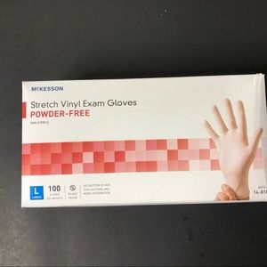 McKesson Exam Gloves 100ct Size Large (2 Box Lot)